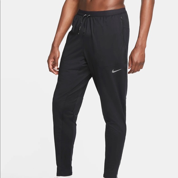 Nike Dry fits Men's Flex black Pants reflective trim size L